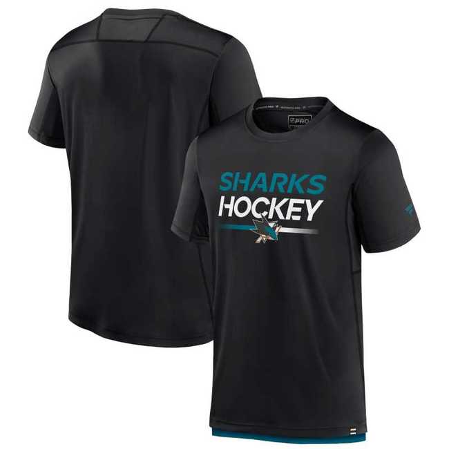 Tričko pánské sportovní SJS 23 Authentic Pro SS Tech Tee San Jose Sharks