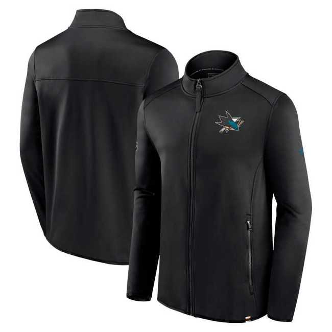 Men's jacket SJS 23 Authentic Pro Fleece FZ San Jose Sharks