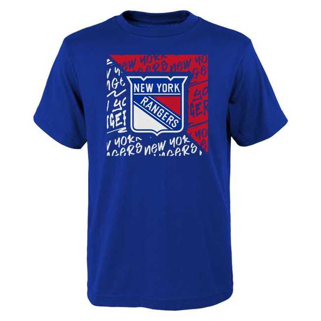 Kid's t-shirt NYR Divide SS CTN New York Rangers
