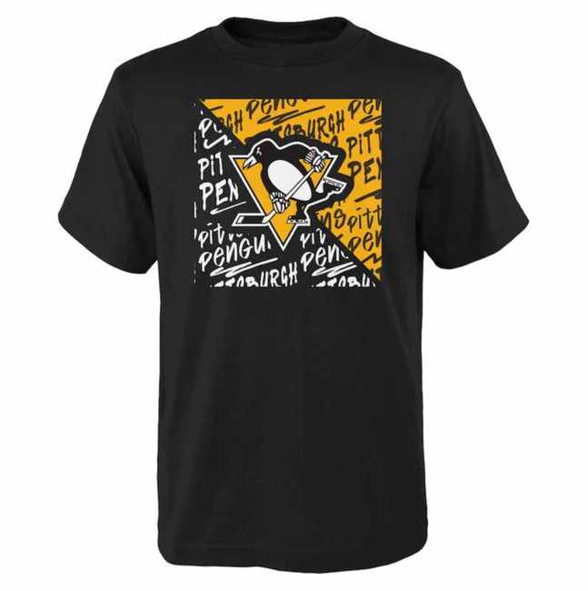 Tričko dětské PIT Divide SS CTN Pittsburgh Penguins