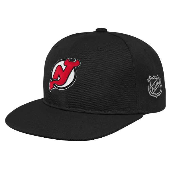 Cap Snap NJD Logo Flatbrim New Jersey Devils