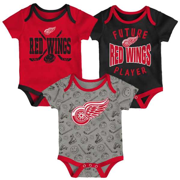 Baby Set Body DET Slam Dunk 3-piece S/S Detroit Red Wings
