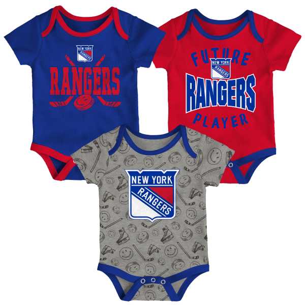 Baby Set Body NYR Slam Dunk 3-piece S/S New York Rangers