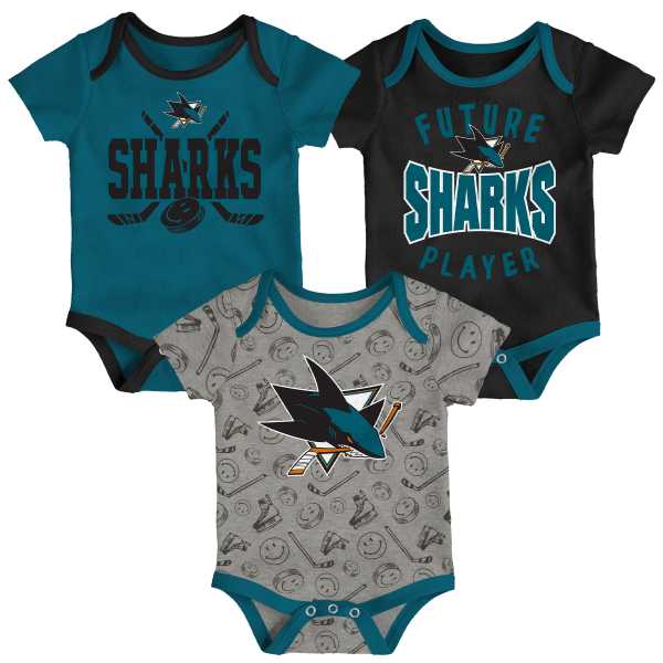 Baby Set Body SJS Slam Dunk 3-piece S/S San Jose Sharks