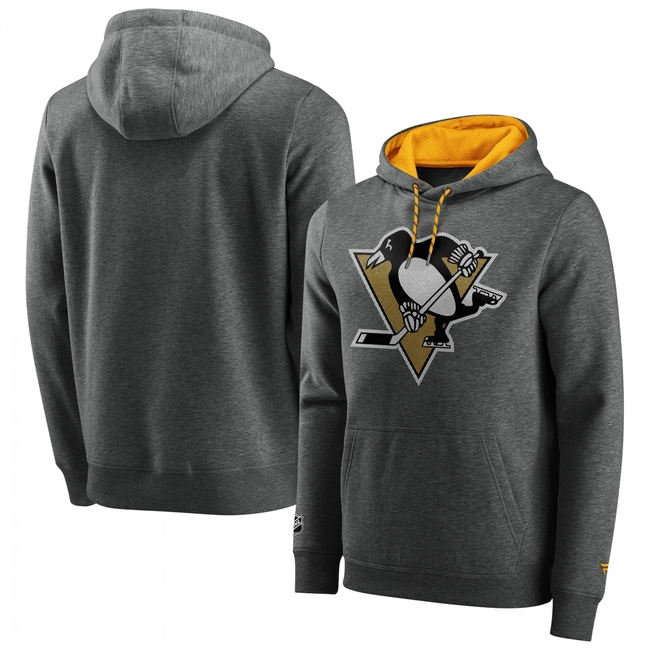 Men's hoodie PIT Iconic Back to Basics Overhead Pittsburgh Penguins