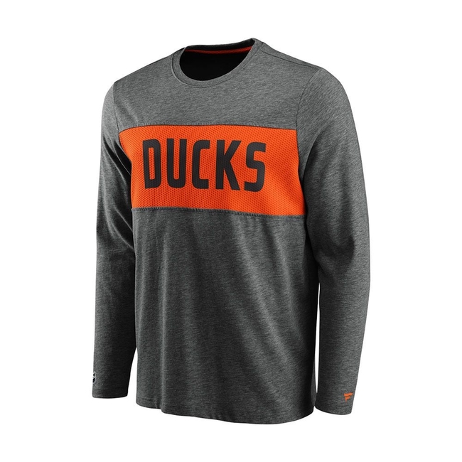Men's t-shirt ANA Iconic Back to Basics LS Anaheim Ducks