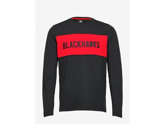 Men's t-shirt CHI Iconic Back to Basics LS Chicago Blackhawks