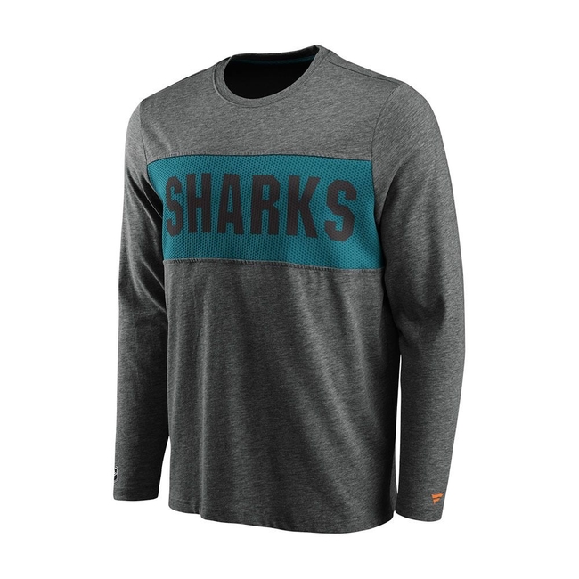 Men's t-shirt SJS Iconic Back to Basics LS San Jose Sharks