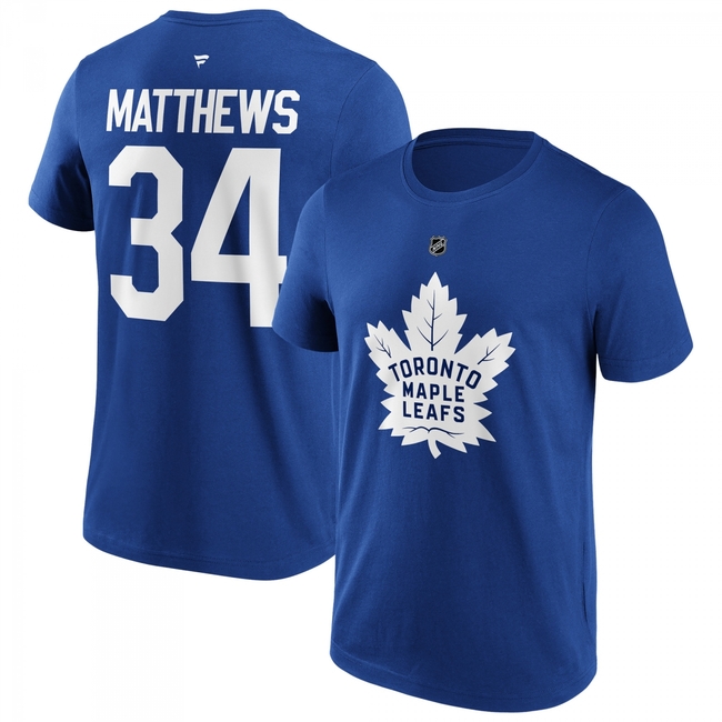 Tričko pánské TOR Matthews Iconic Name Number Gr Toronto Maple Leafs