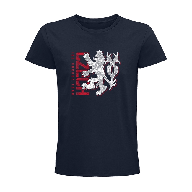 Men´s t-shirt lion symbol Czech hockey