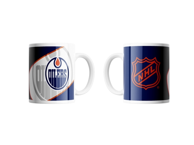Mug EDM shadow logo Edmonton Oilers
